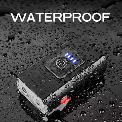 Lumière LED avant de vélo USB pour vélo et VTT, 6 modes d'éclairage