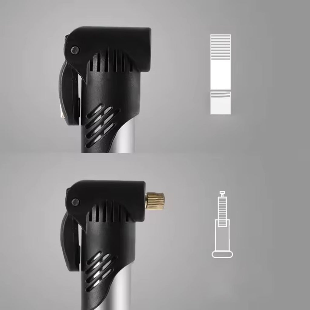 Mini pompe à vélo Portable - Pompe à Air manuelle - Gonfleur de pneus à bille